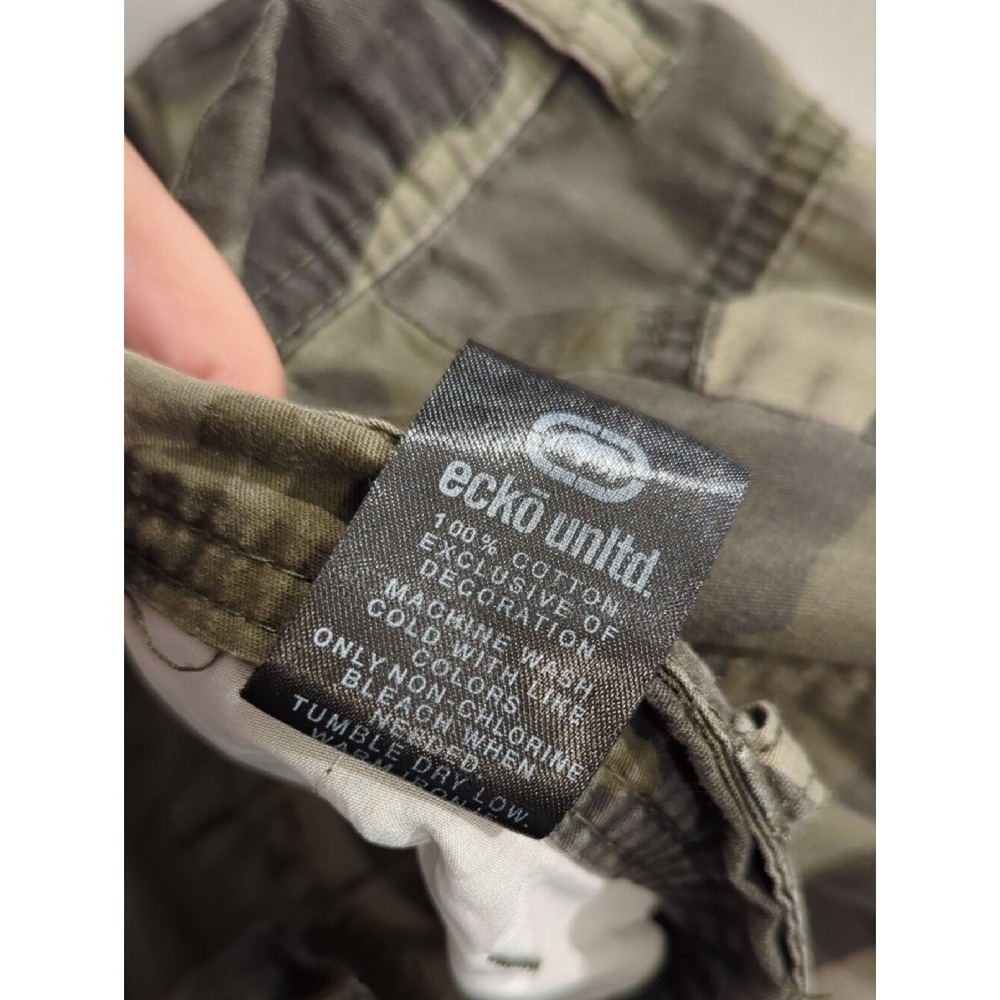 Ecko Men's‎ Camo Cargo Shorts size 36 100% Cotton image 5